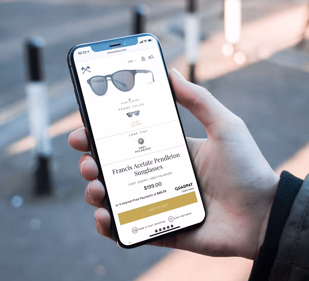 Shopify e-commerce platform illustration showing modern online store capabilities